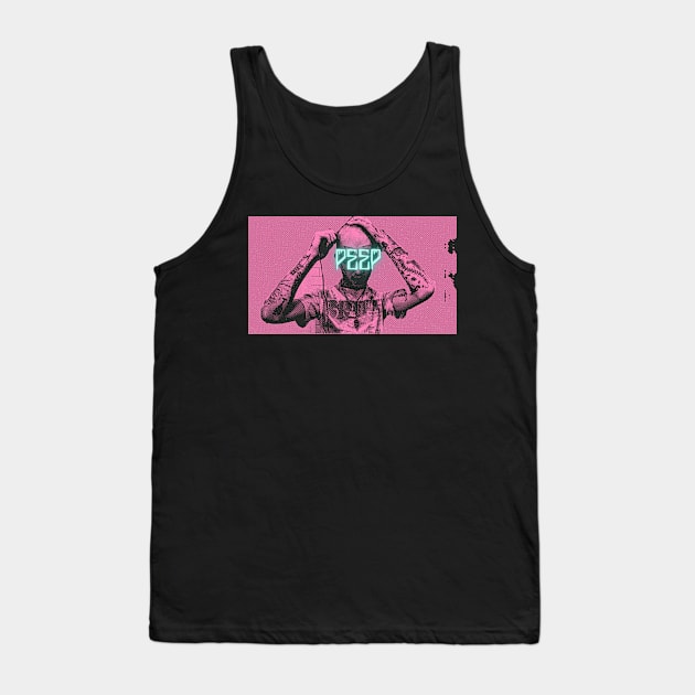 Lil Peep Neon Aesthetic Streetwear Tank Top by Soulphur Media